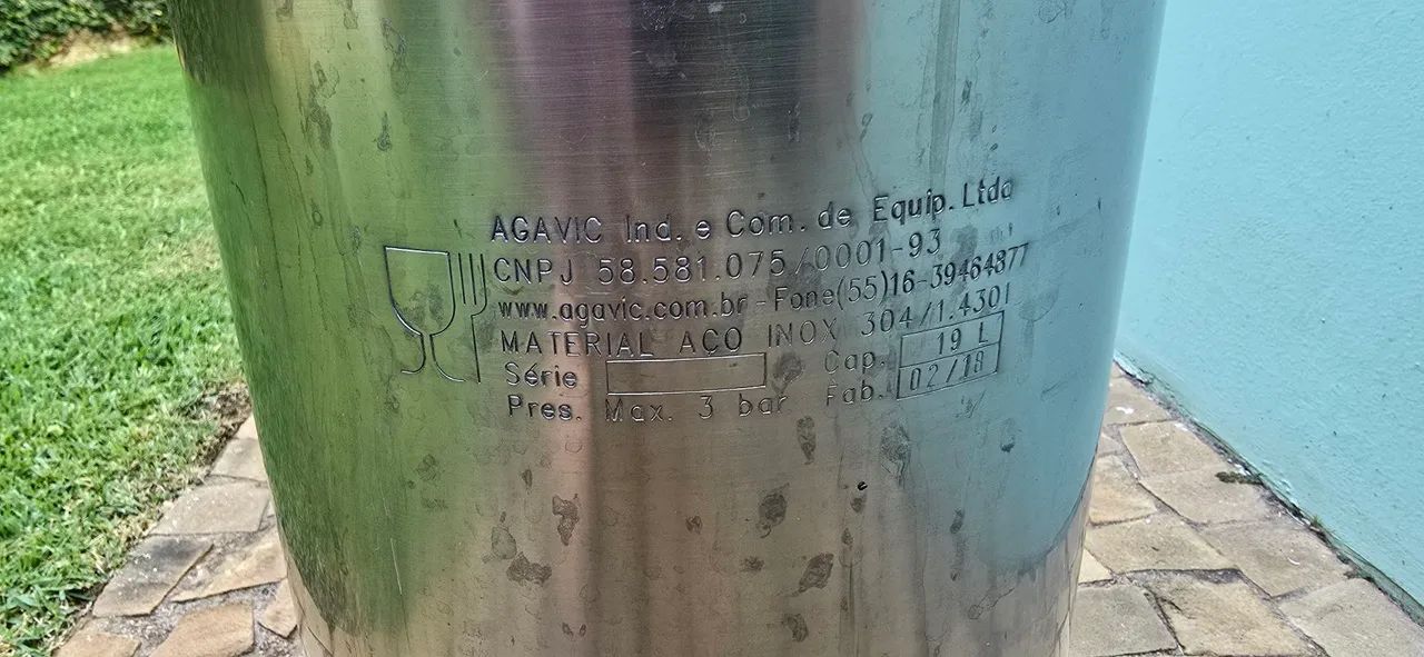 Tanque Post Mix 19Lt Agavic Inox - Foto 2
