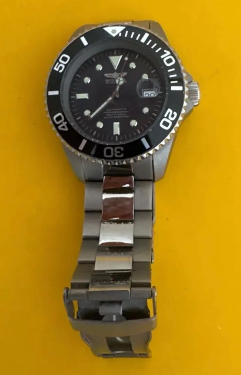  Relógio Invicta 0420  automático de titânio 45 mm - Foto 4