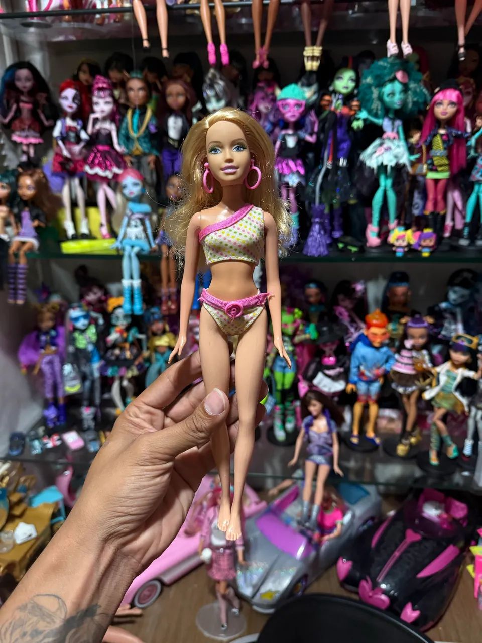 Boneca barbie praia