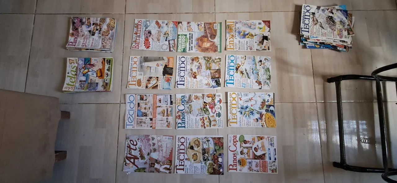 Revista de pinturas e tecido e artes - Foto 4