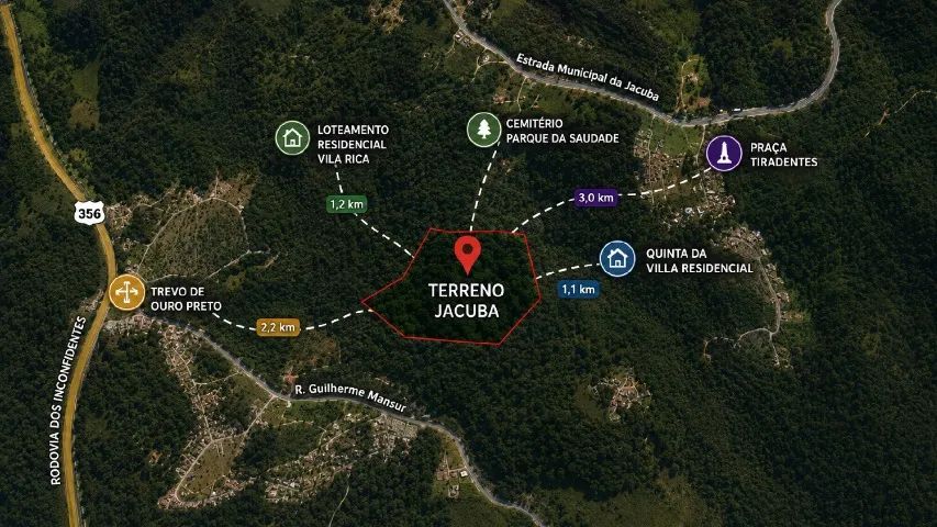 Sítio de 3,3 Hectares próximo ao centro de Ouro Preto - Foto 5