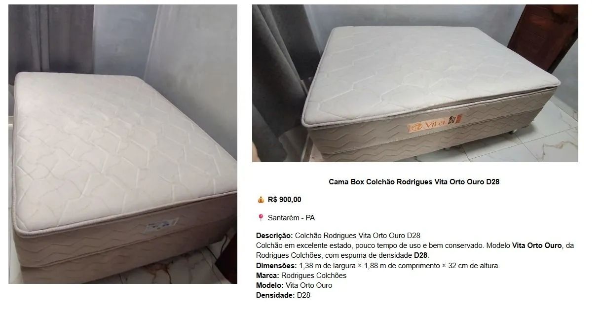 Cama box casal