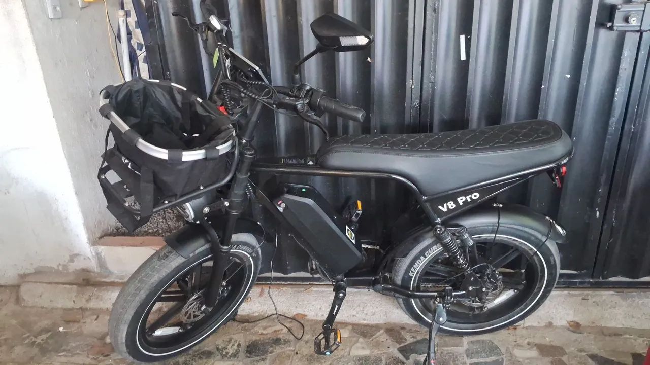 Bicicleta eletrica v8 pro . - Foto 2