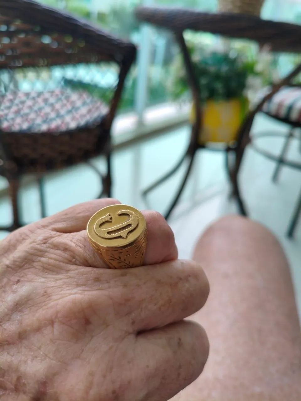 ANEL DE OURO COM 17 GRAMAS  - Foto 4