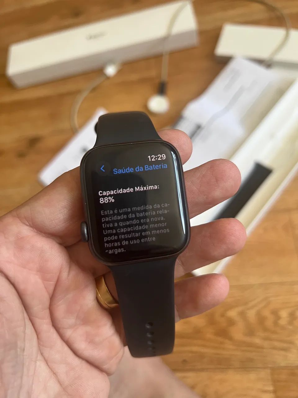 Apple Watch SE (1ª Geração) 44mm Space Gray - Foto 5