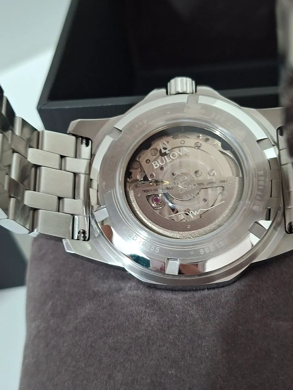 Relógio Bulova Marine Star 98D184 Automático com Diamantes. Original, sem uso. - Foto 4