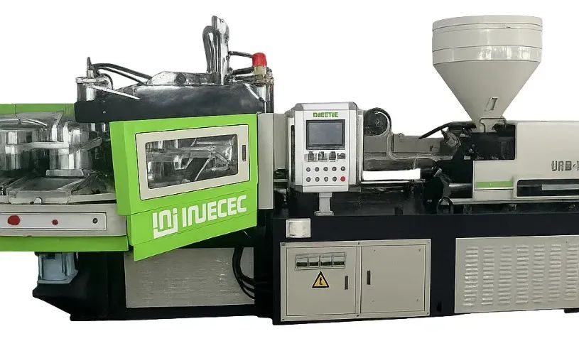 Máquina Injetora Rotativa automática, abertura automática pneumática IJ-668 - Foto 3