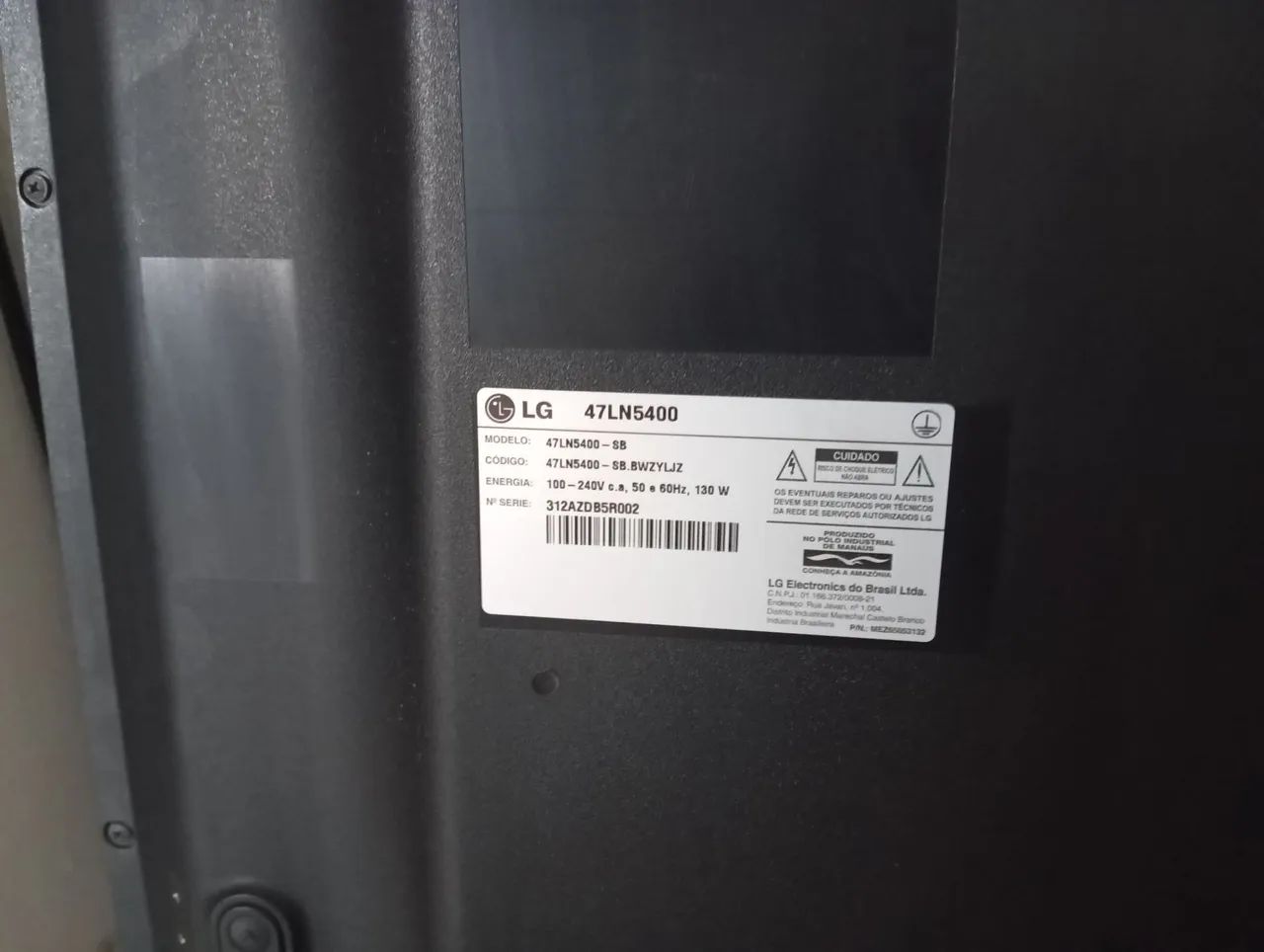TV LG com defeito  - Foto 4
