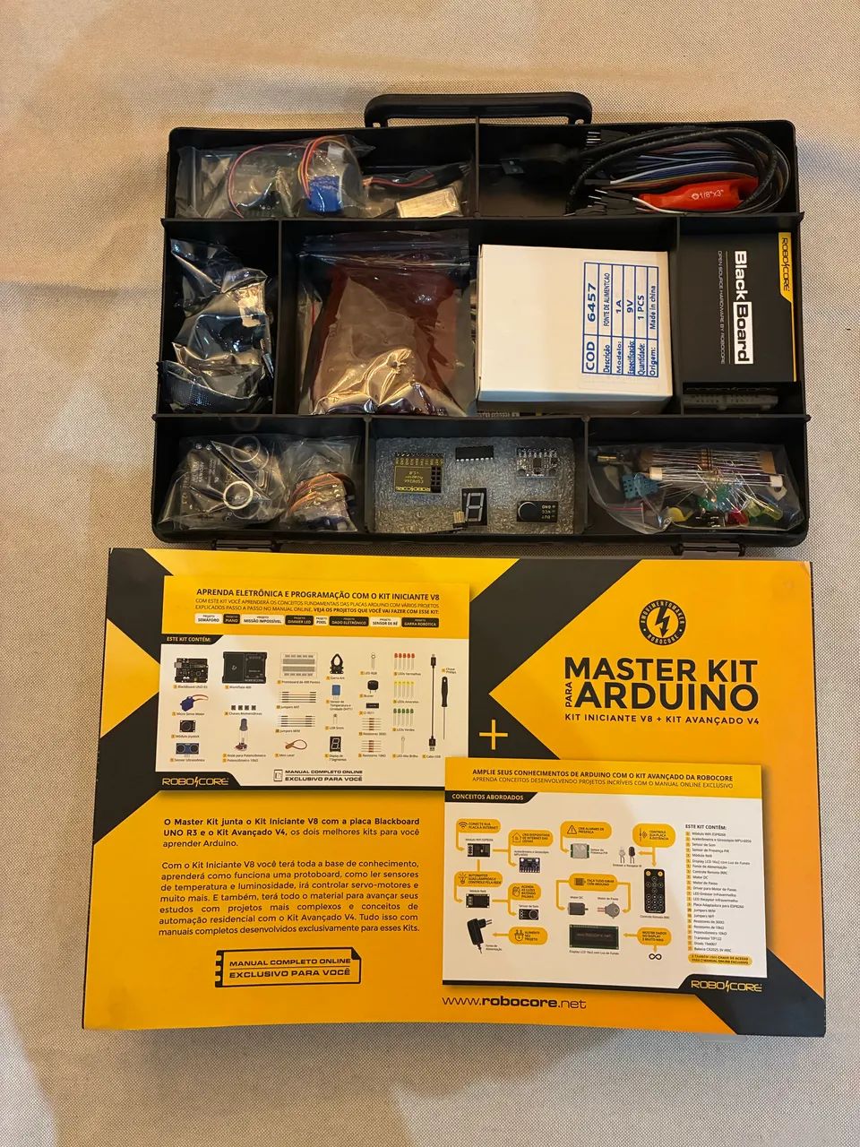 Kit master Arduino Robocore v8+v4  - Foto 5