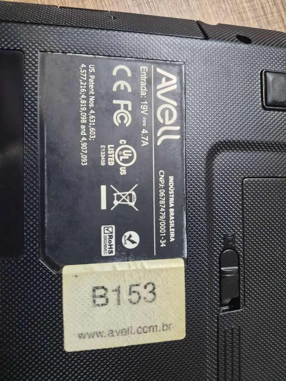 Notebook Avell B153 retirada de peças  - Foto 3