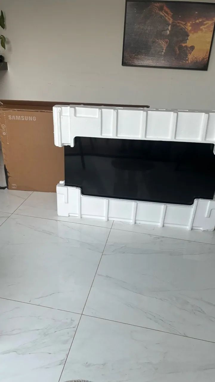 Tv smart 55 polegadas 4k com caixa e nota fiscal  - Foto 4