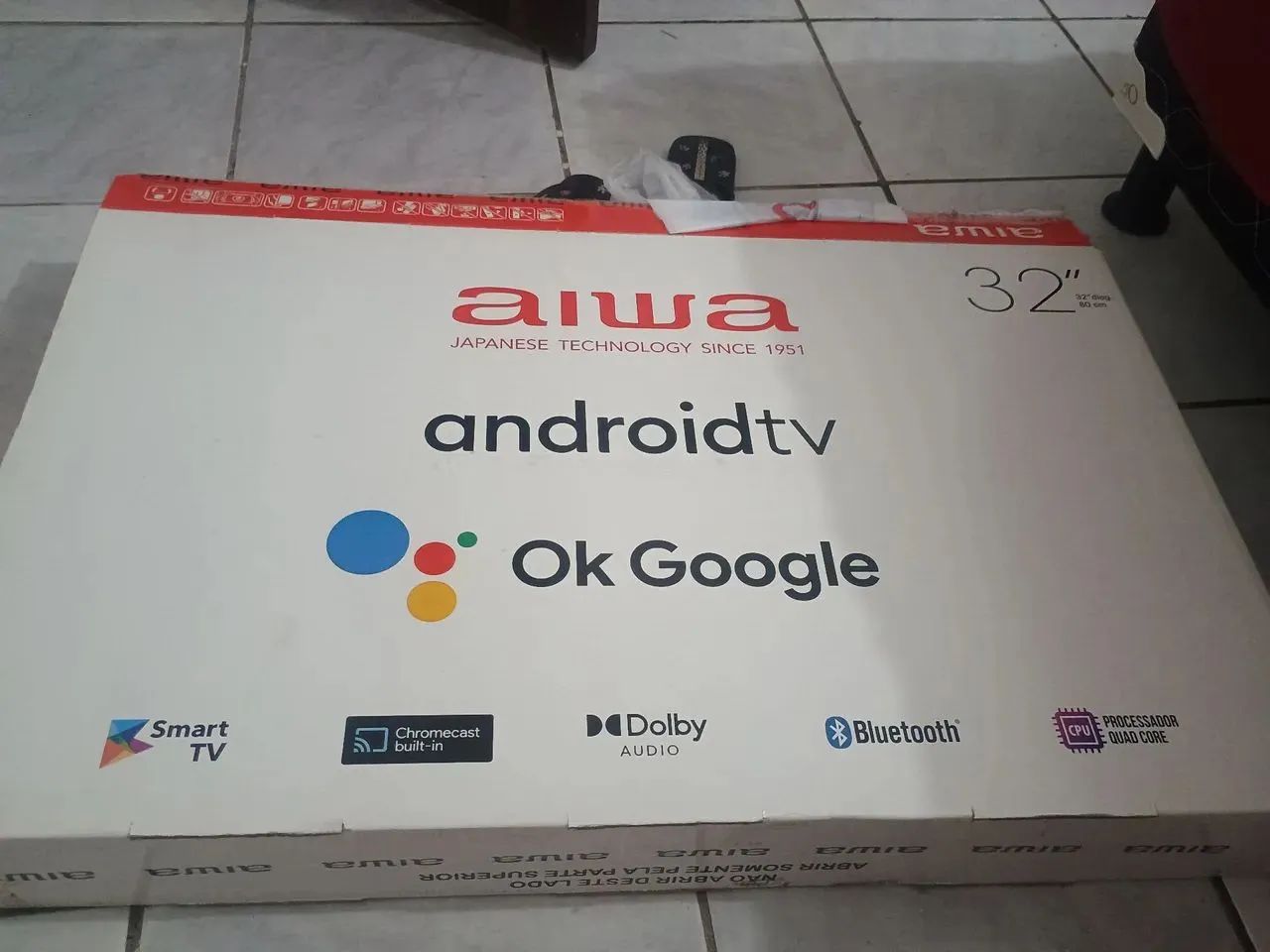 Tv Aiwa 32 polegadas semi nova com 4 meses de uso - Foto 3