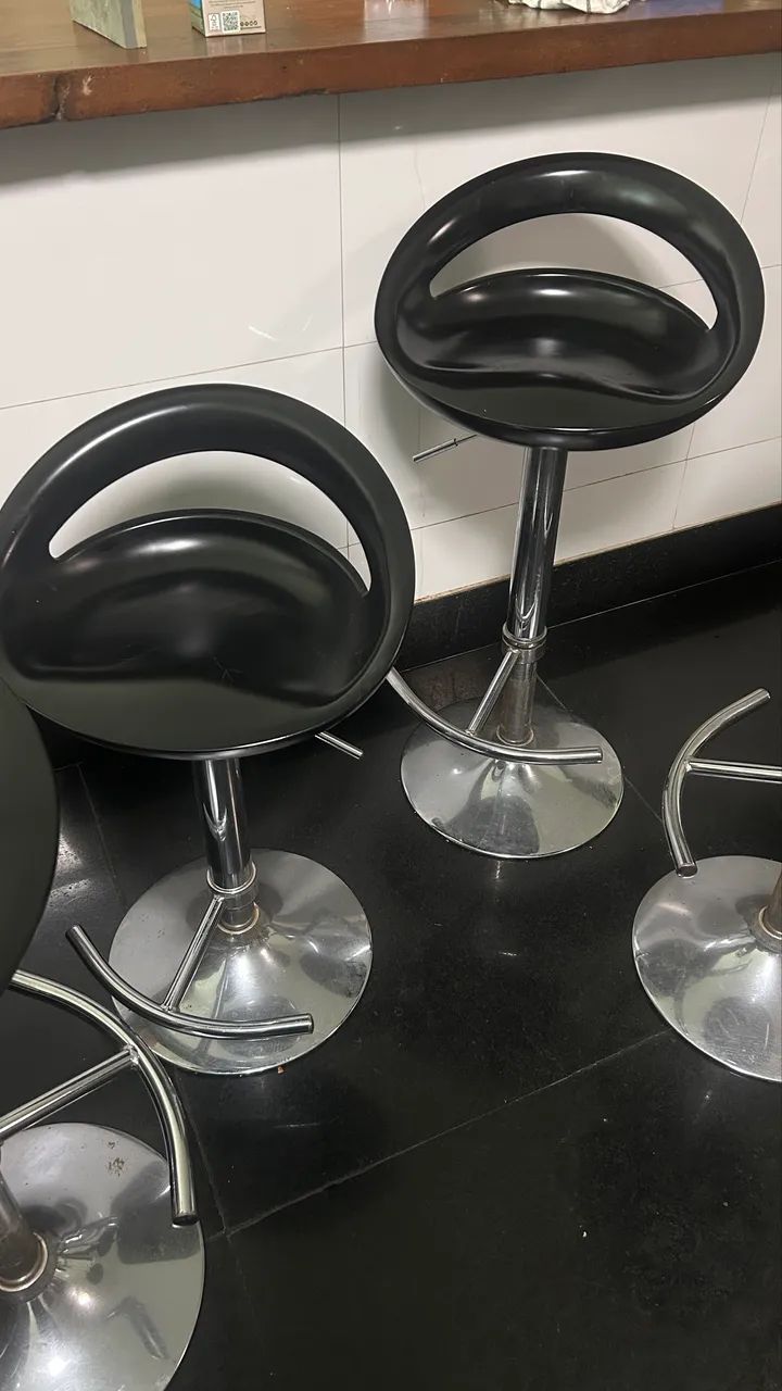 Conjunto de banquetas Pretas - Foto 3