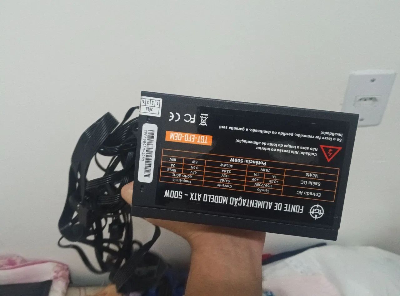 Fonte TGT 500W para PC - Foto 3