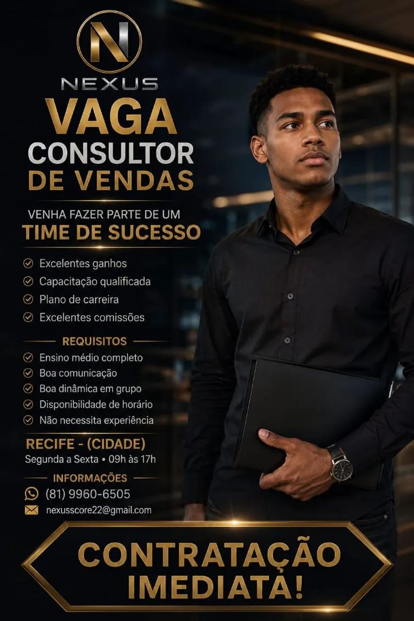 VAGAS DE EMPREGO EM RECIDE 