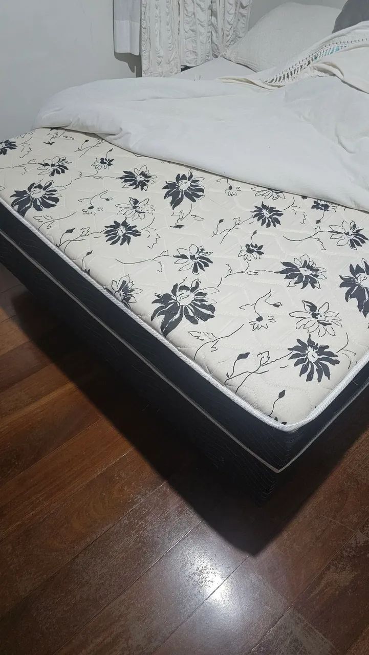 Cama box casal seminova - Foto 3