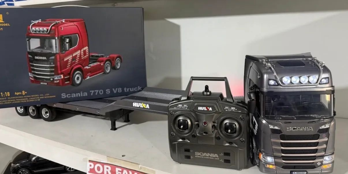 Scania R/c 770s escala 1.18 COM CARRETA - Foto 4