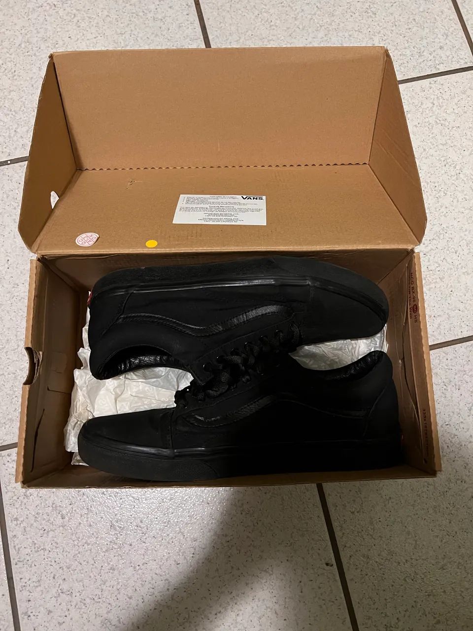 Tênis vans old school preto