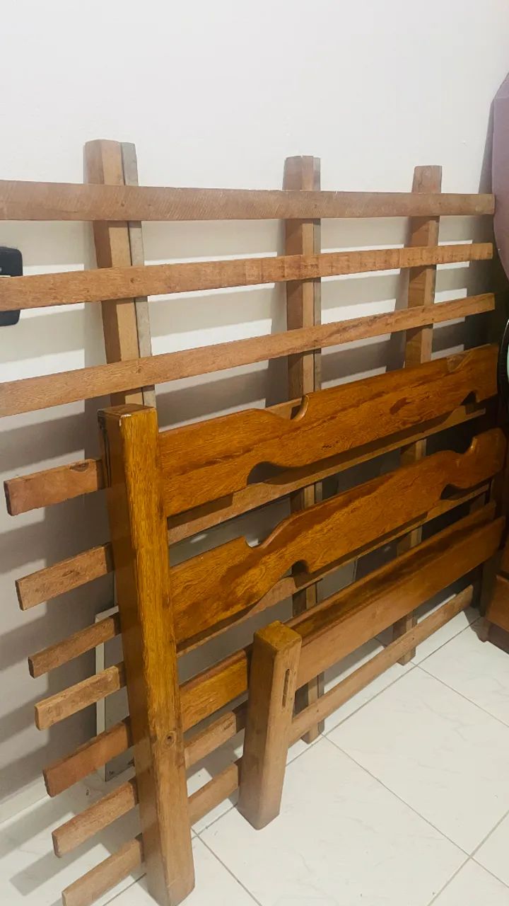 Cama Casal Maciça Angelim - Foto 3