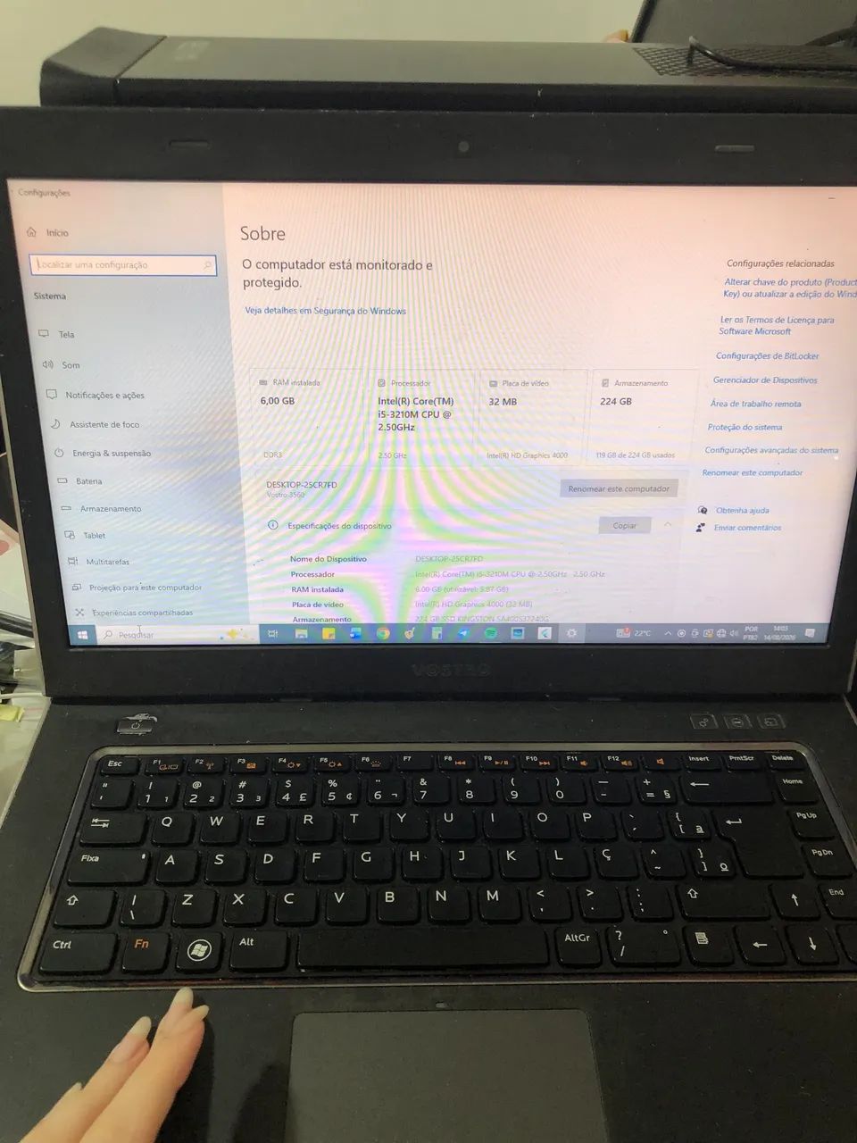 Notebook Dell Core i5 | SSD 240GB - Super Rápido - Foto 3