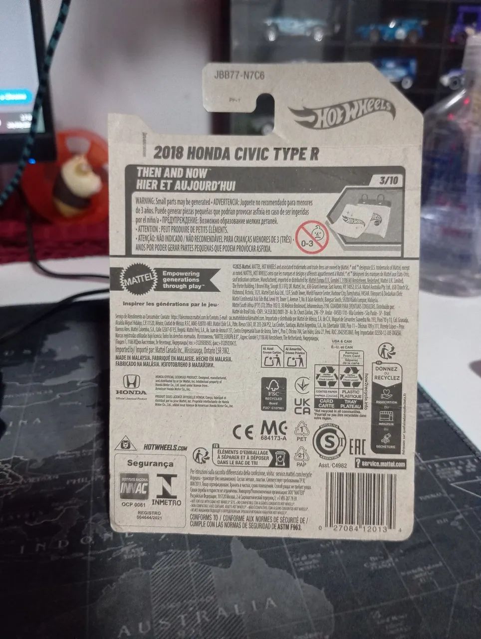 Hotwheels Honda Civic type R - Foto 5