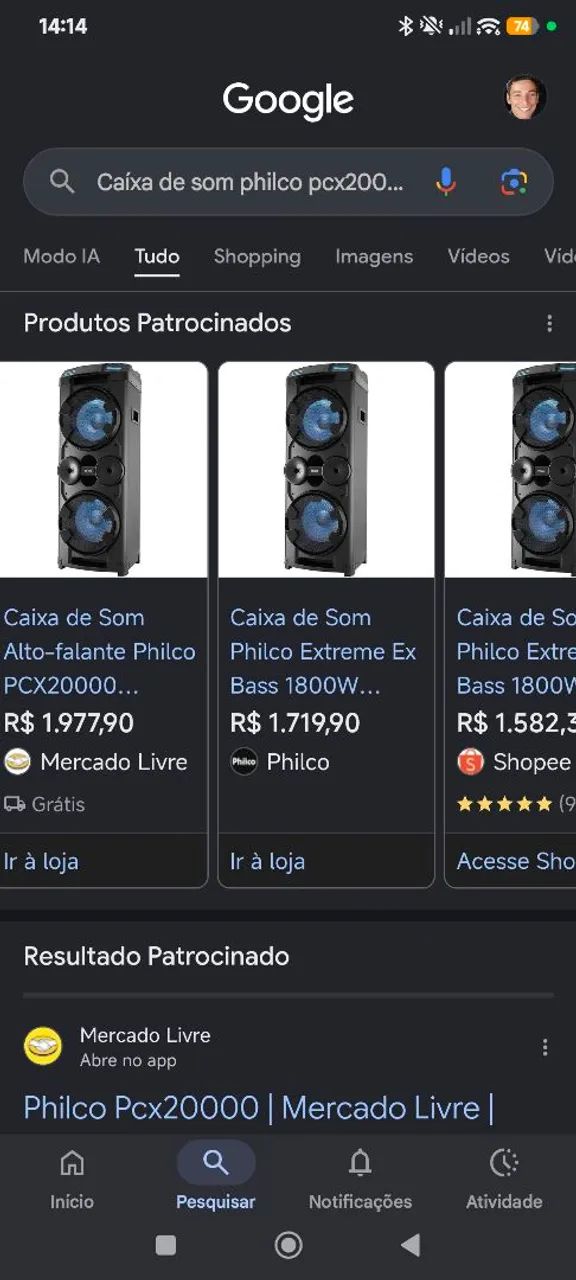 Vendo caixa de som bluetooth pcx20000 - Foto 3