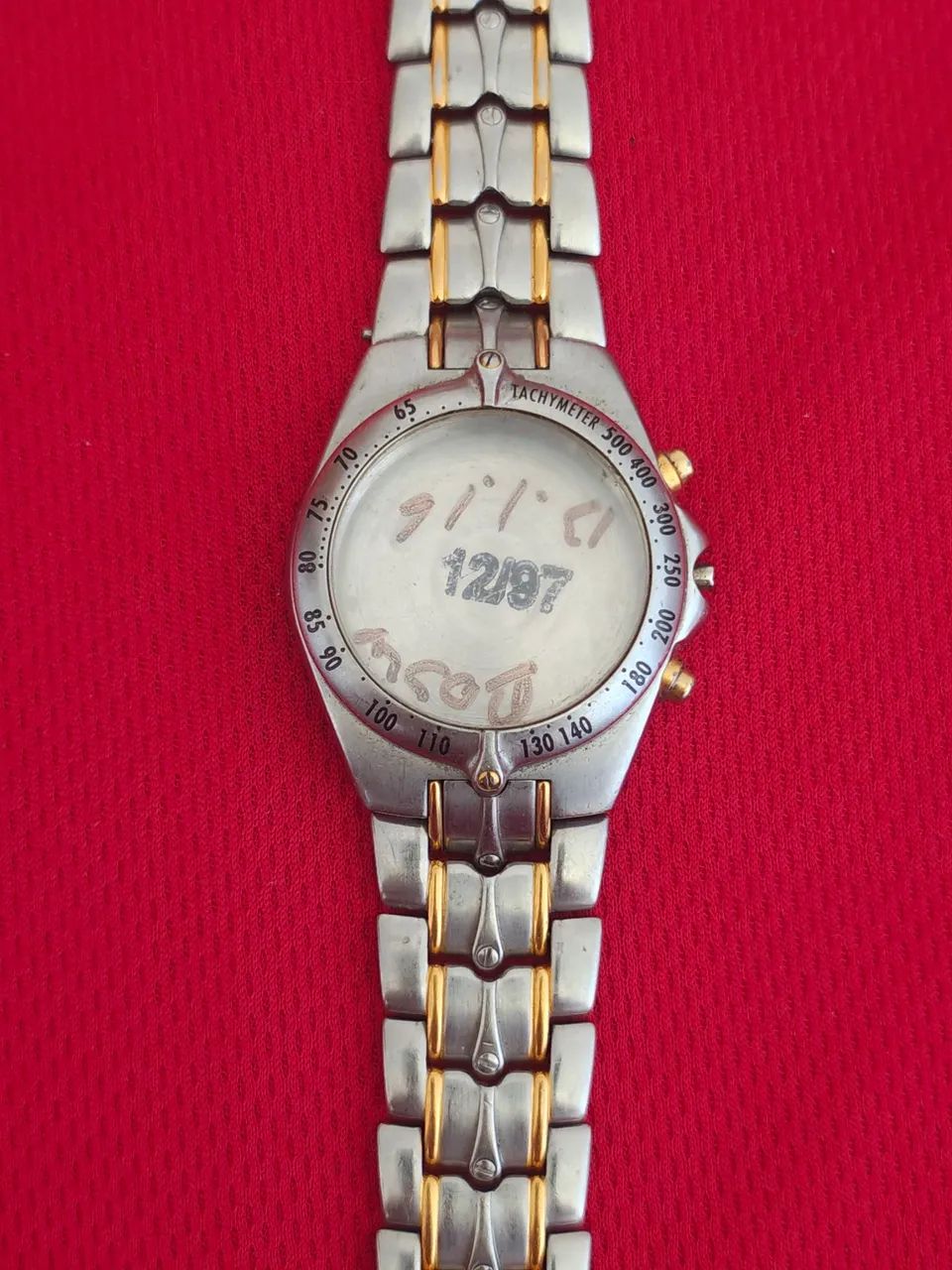 Caixa Relógio Tissot PR200 Quartz Aço E Ouro