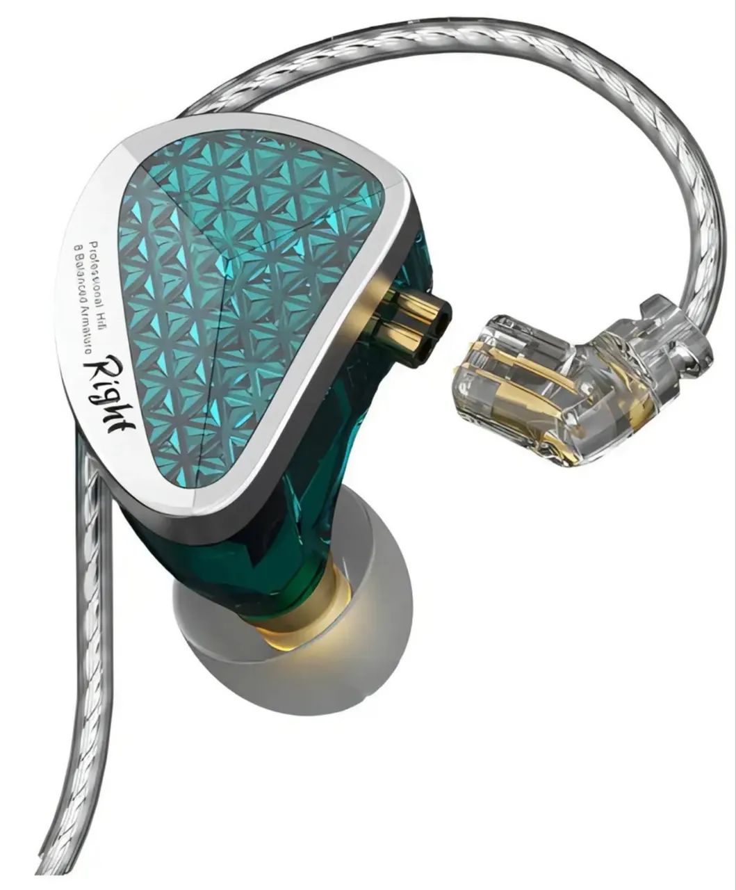 Fone Kz As16 Pro 16 Drivers Cor verde s/ Microfone - Foto 3