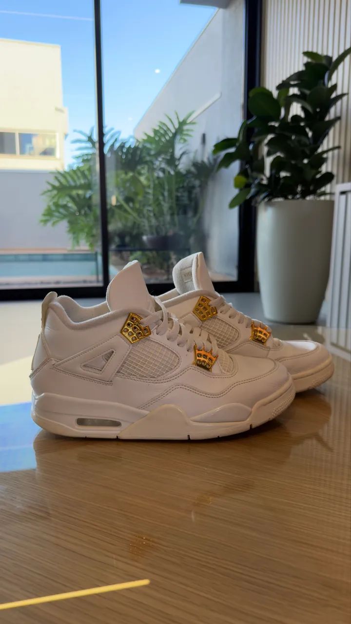Air Jordan 4 Metallic Gold - Foto 3