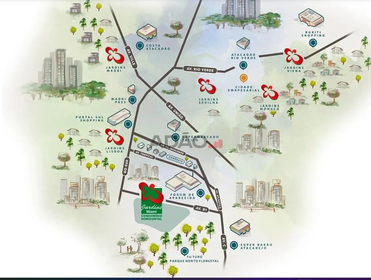 2 LOTES PARALELOS JARDINS MIAMI - Foto 3