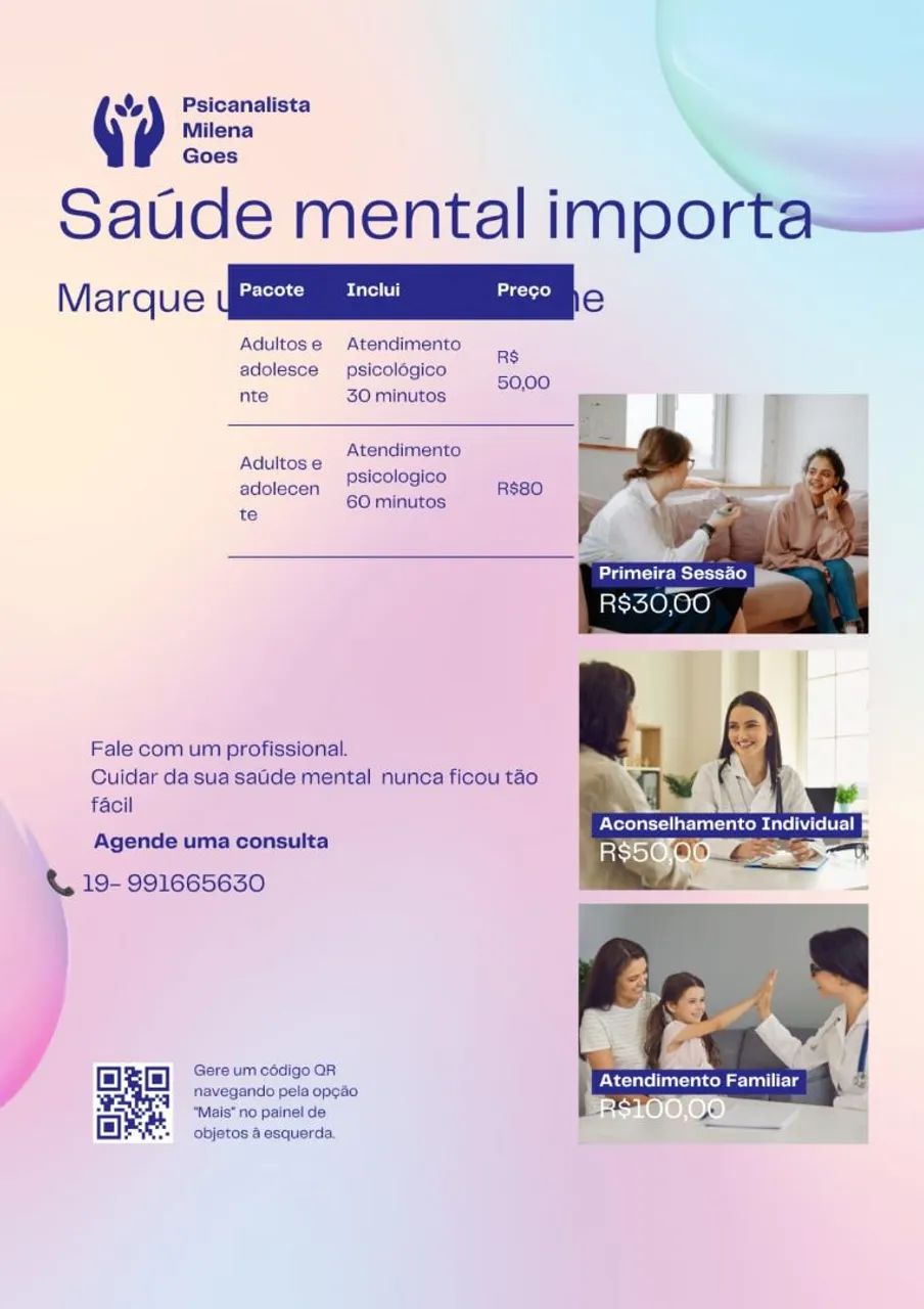 Atendimento Psicológico preço social