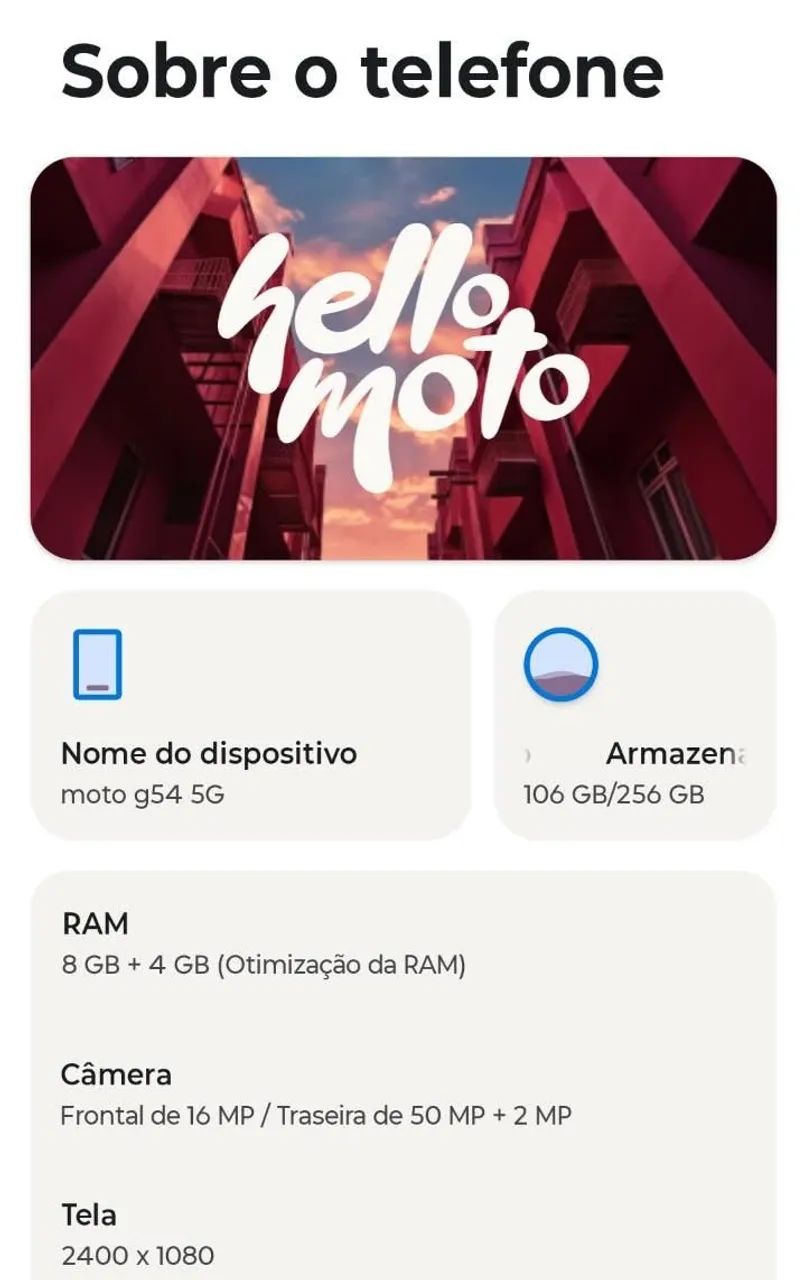 Celular moto g54 5g com NFC. - Foto 3