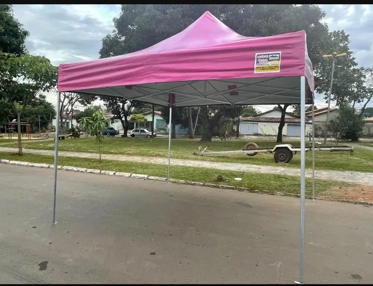 Barraca sanfonada 3x3 para eventos  - Foto 3