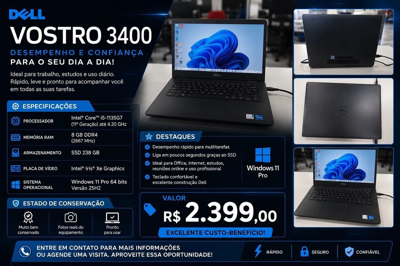 Dell 3400 vostro