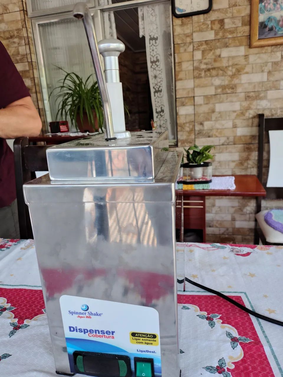 Dispenser de cobertura aquecido com 1 bico 220v - Foto 3