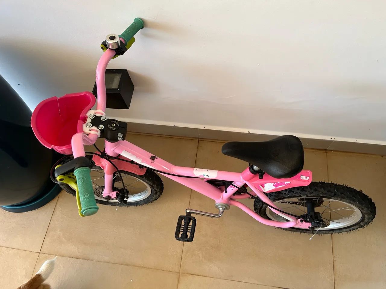 Bibicleta aro 16 rosa menina - Foto 4