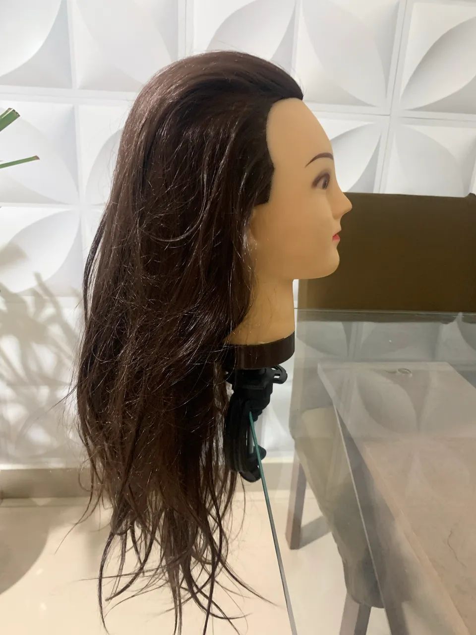 MANEQUIM DE CABELO - Para cortes e penteados  - Foto 3
