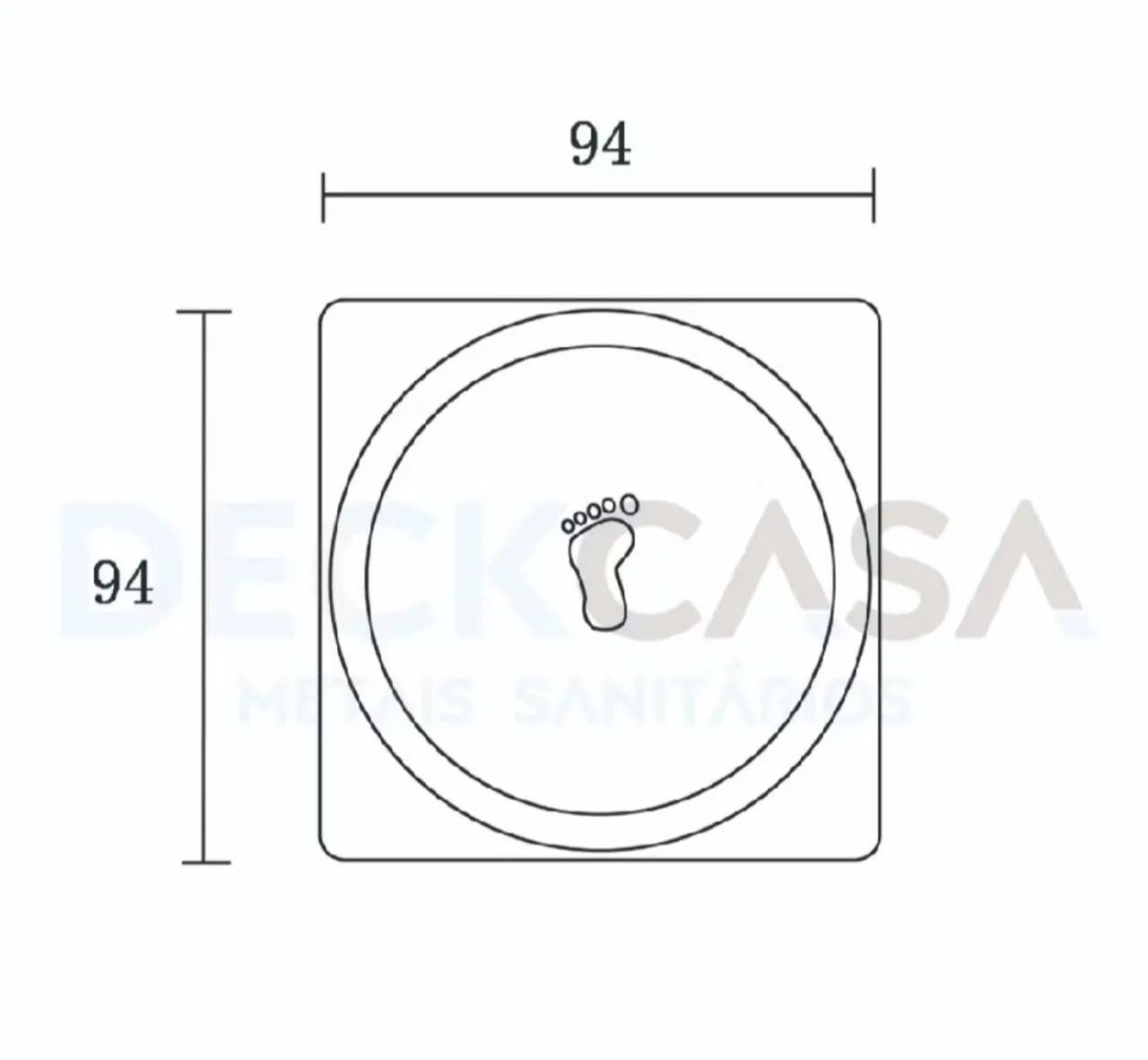 Ralo Click Deckcasa (9.4cm)