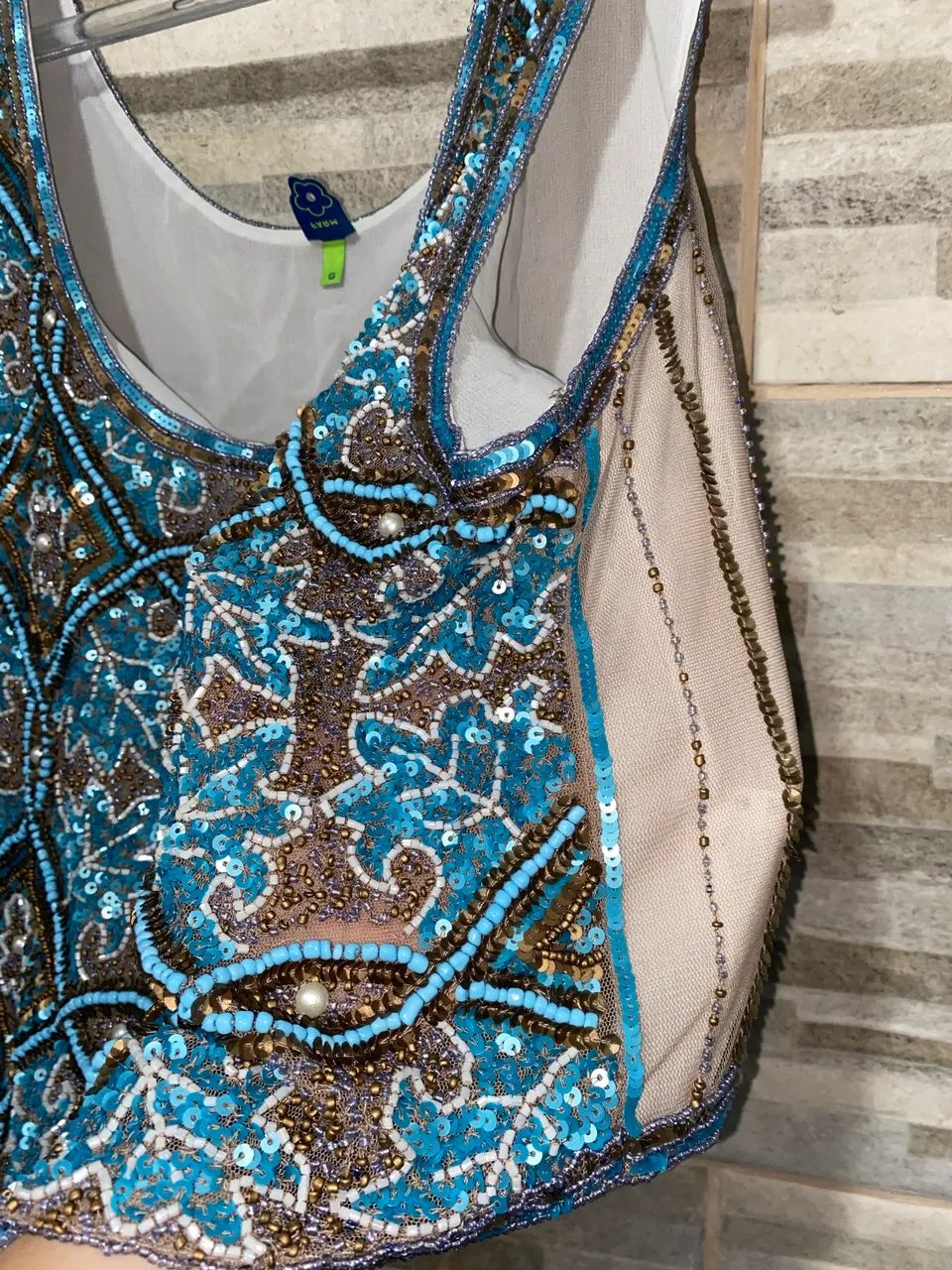 Blusa de lantejoulas da Farm  - Foto 3