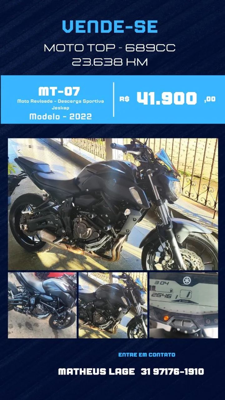 Vendo MT 07 