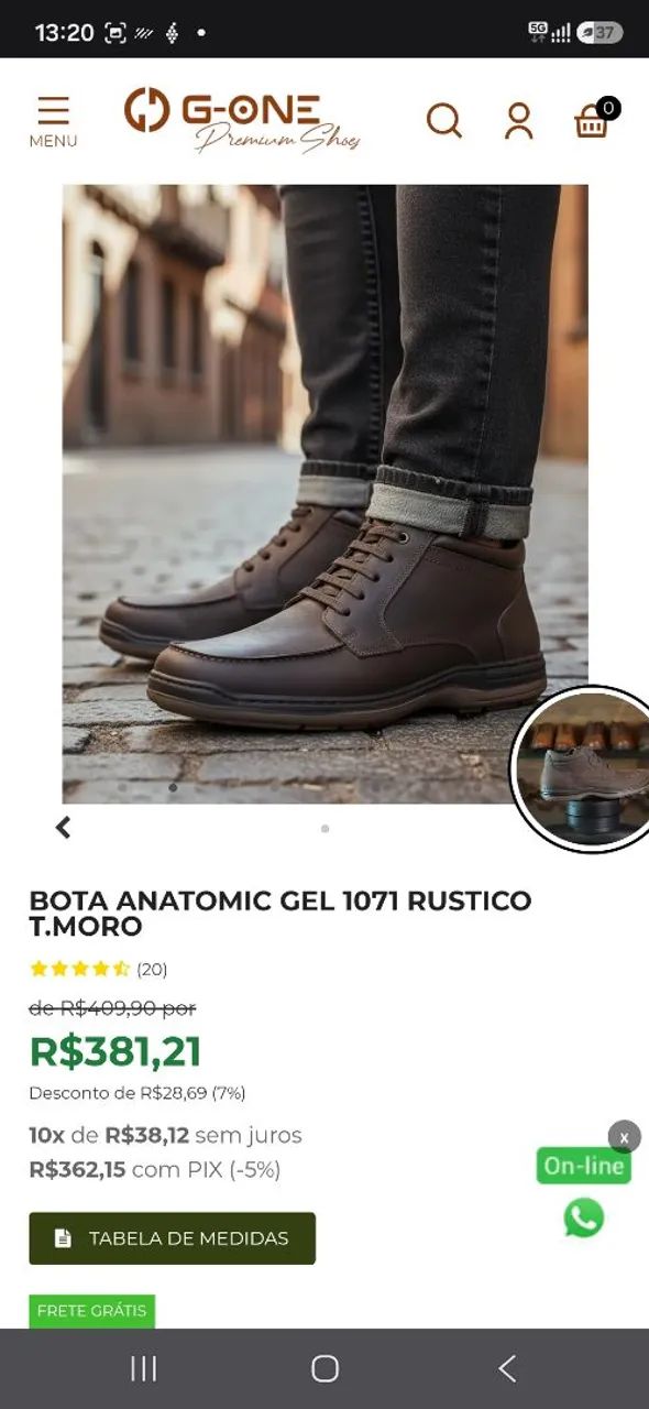 Bota Anatomic Gel 1071 - Foto 3