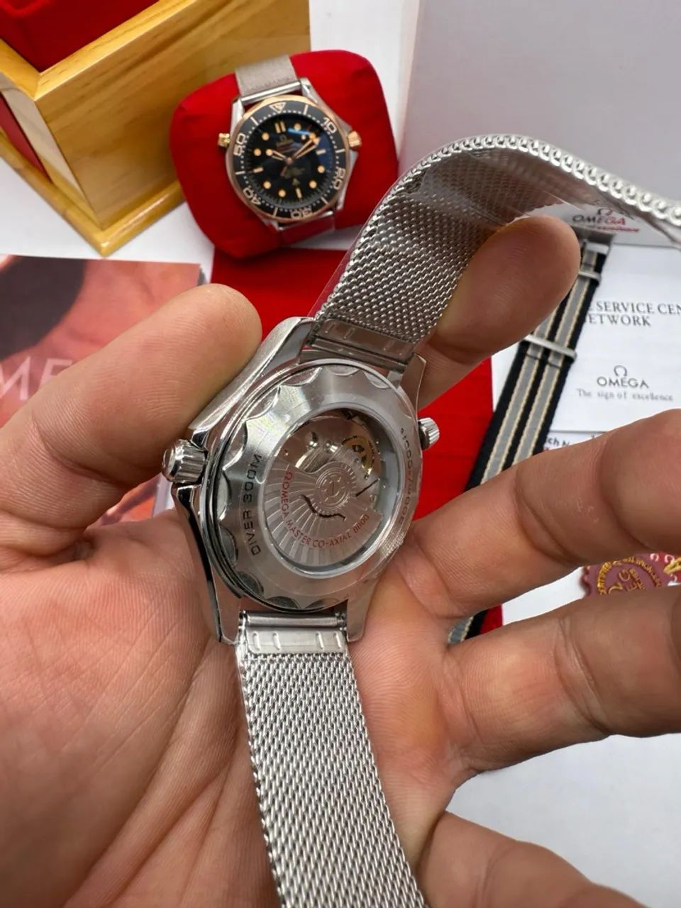 Omega Seamaster 007 com 2 Pulseiras 
