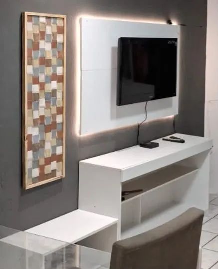 Rack com painel 