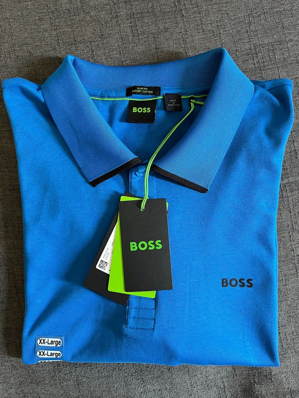Camisa polo Hugo Boss Paule com logo  - Foto 2