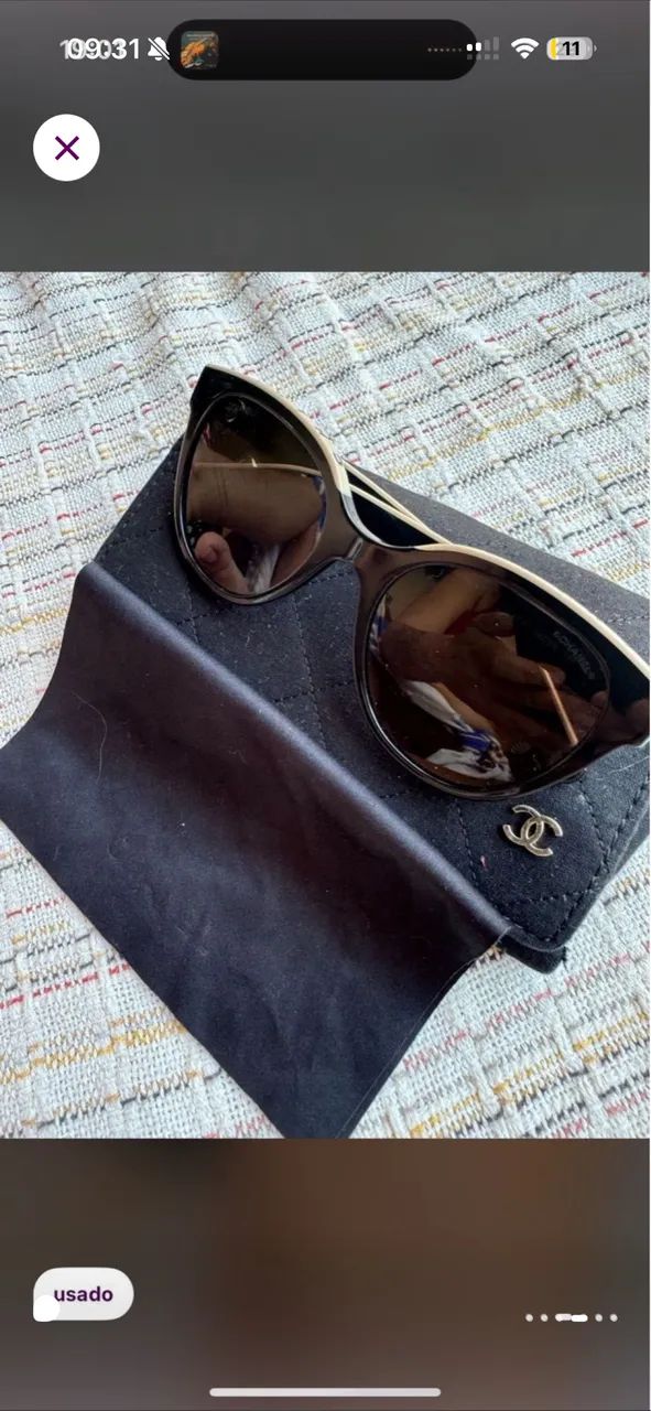 óculos chanel original - luxo impecável - Foto 4