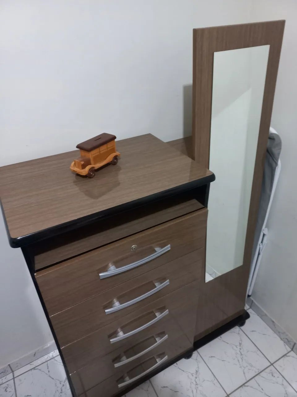 Cômoda com sapateira e espelho - Foto 4