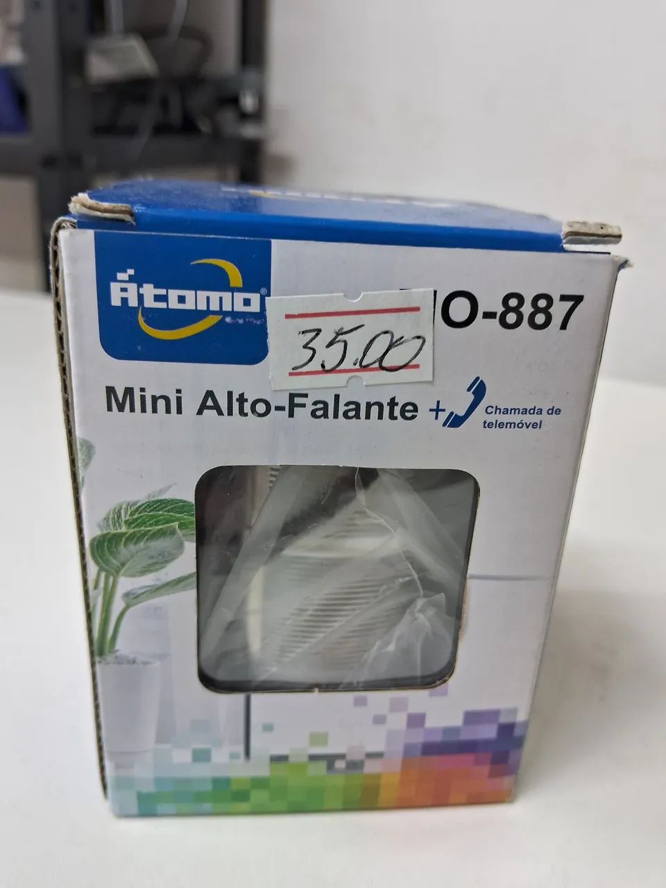 Mini caixa de Som Átomo  MO-887