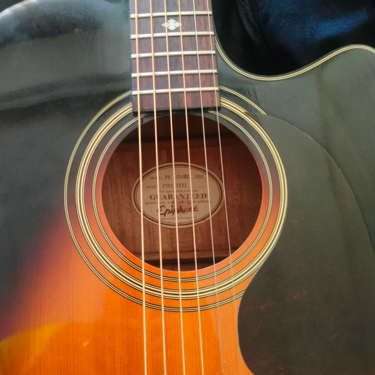 Vendo Violão Epiphone PR 350 CE C/ Bag - Foto 4