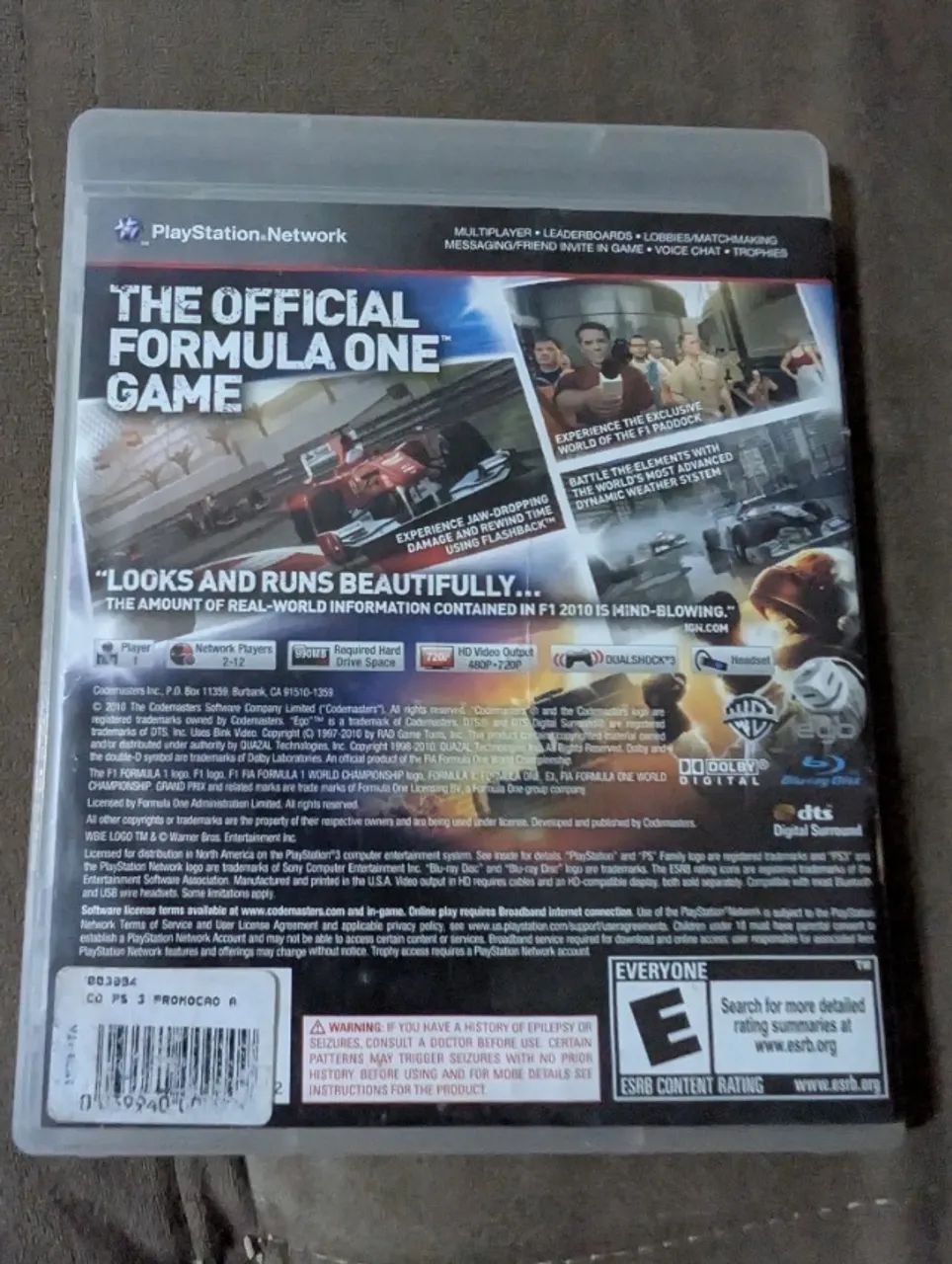 F1 2010 PS3 - Foto 2