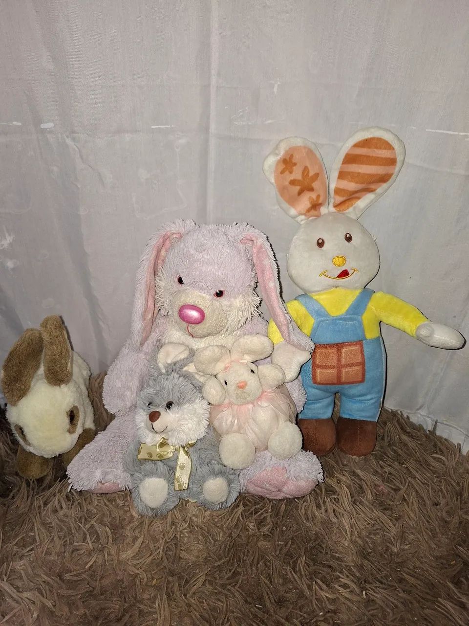 Kit 5 Coelhos Pelúcia  - Foto 4